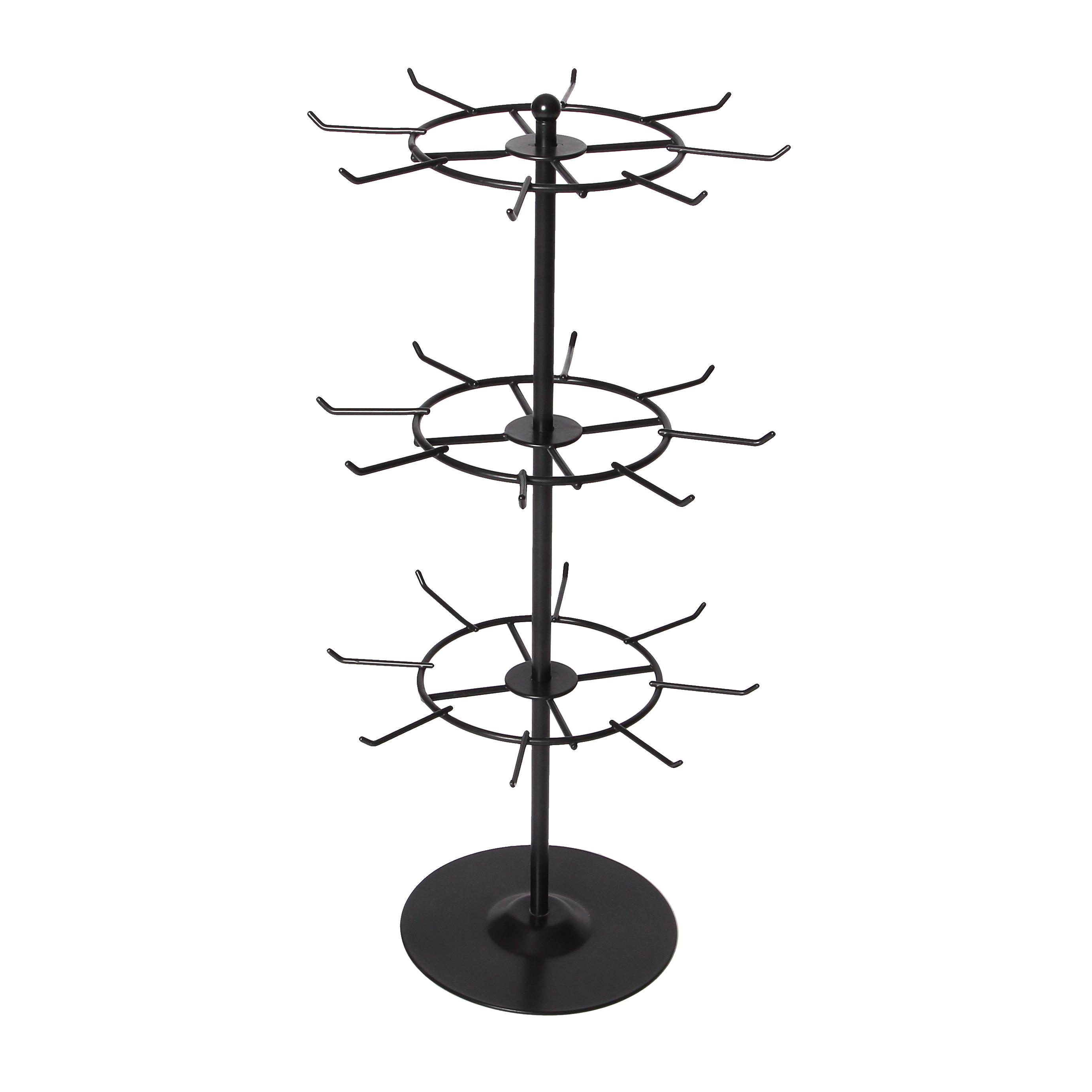 Rotating Jewelry Display Rack 12-Tier – Accessories Stand