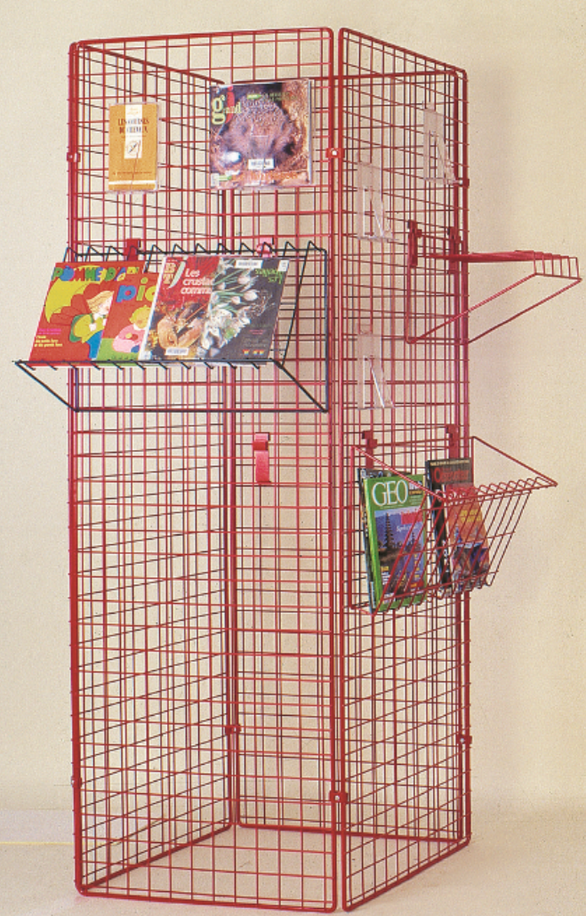 What are the advantages of using a foldable display stand?