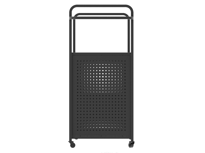 Outdoor Storage Cart Large &ndash; Metal Mobile Storage Rack for Household and School Use
