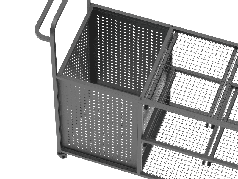 Outdoor Storage Cart Large – Metal Mobile Storage Rack for Household and School Use Outdoor Storage Cart Large – Metal Mobile Storage Rack for Household and School Use