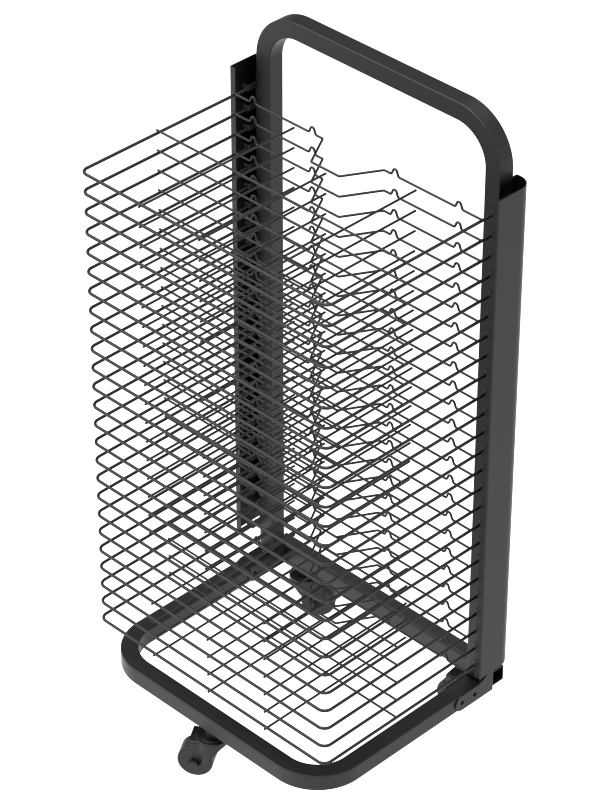Foldable Picture Rack &ndash; Multi Layer Folding Art Easel for Household and School Use
