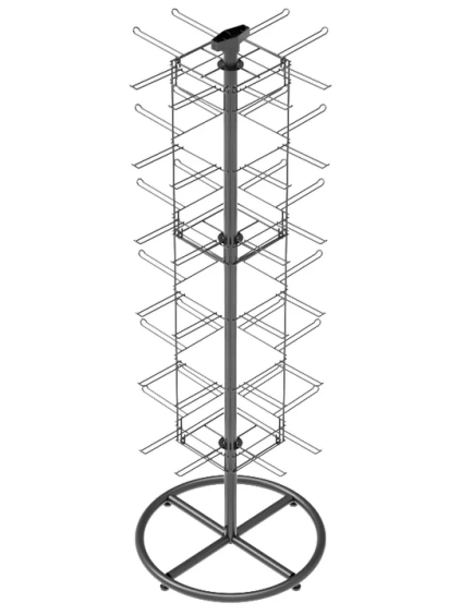 Spinner Rack &ndash; Rotating Hook Display Stand for Supermarket and Mall Use