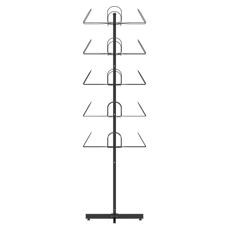 modern standing hat wig rack