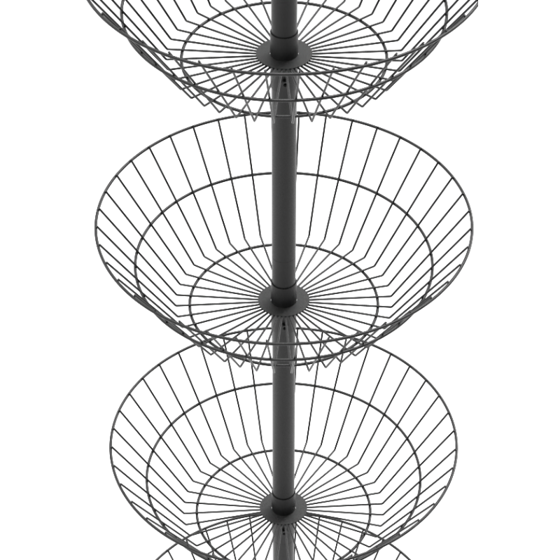 commercial basket display rack